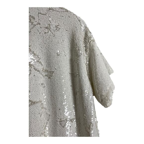 Elegant White Sequin Dress - Picture 5 of 8